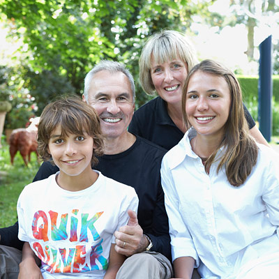 Familienbande: Das raumplus-System erhält generationenübergreifende Zustimmung - von den Auftraggebern und ihren Enkelkindern. Einbauschränke